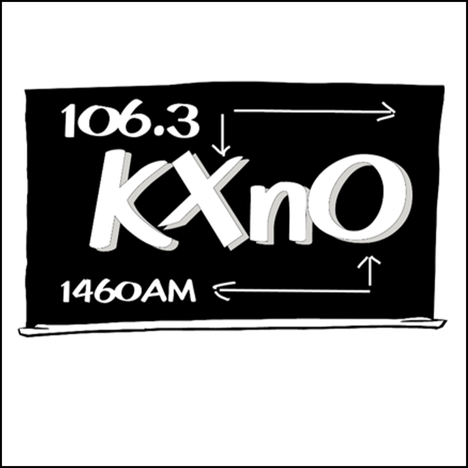 KXNO Radio 106.3 and 1460 AM Logo
