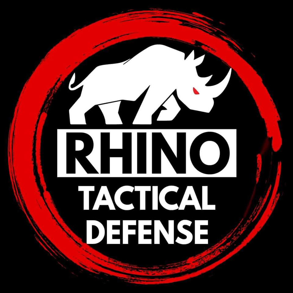 Logo for rhino tactical defense.